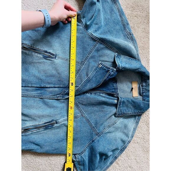 NWT BlankNYC Evereve Wondering Why Denim Jacket sz L - Picture 10 of 14